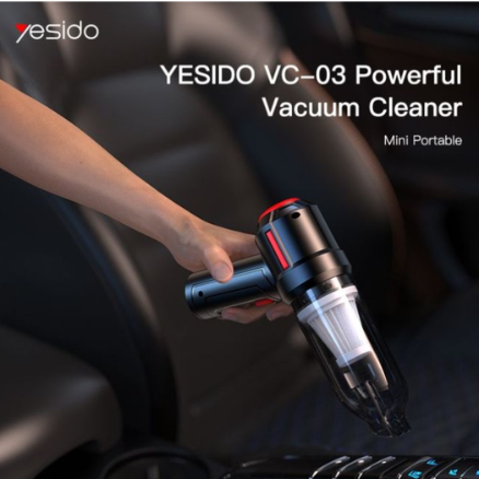 YESIDO Wireless Mini Portable Vacuum Cleaner VC03