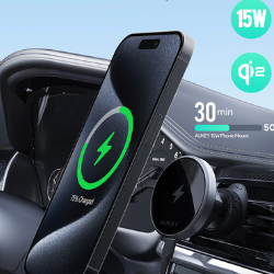 Auckey Car Holder + Wireless Charger