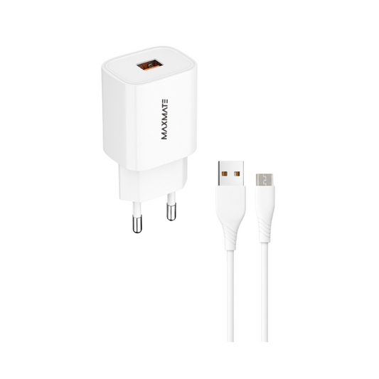 Maxmate Micro USB 2.4A Fast Charger