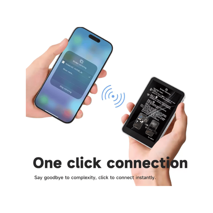 Selfie Projector - Smartphone Rear Magnetic Display Video Live Streaming Screen Sharing Device