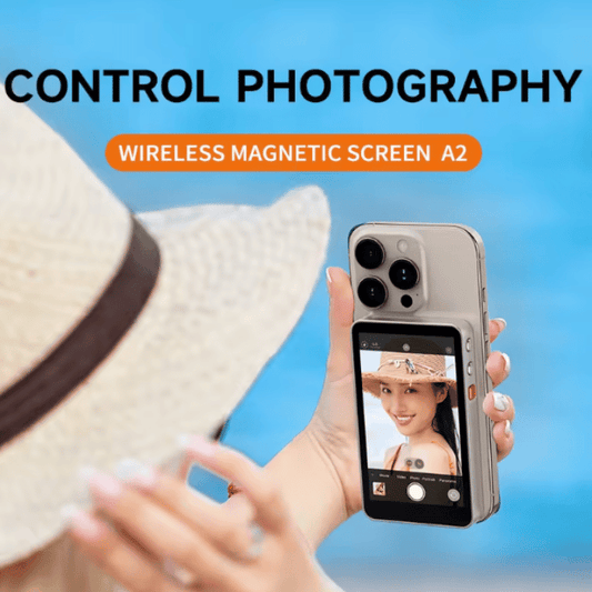 Selfie Projector - Smartphone Rear Magnetic Display Video Live Streaming Screen Sharing Device