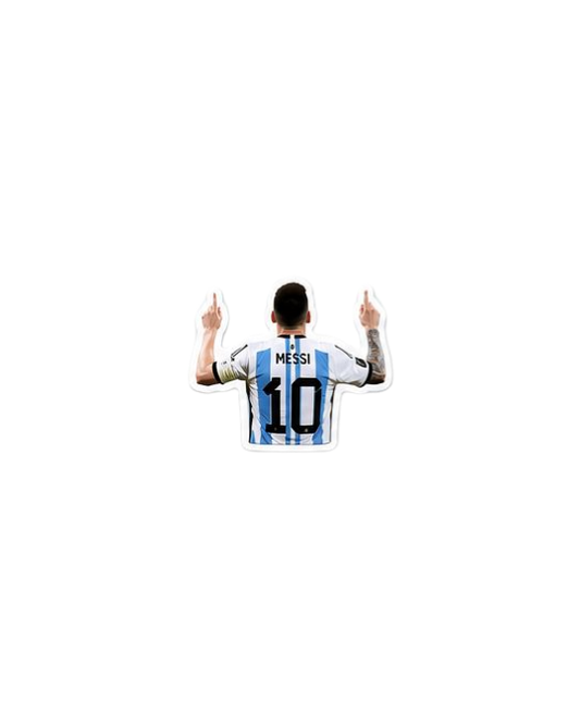 Messi pointing up