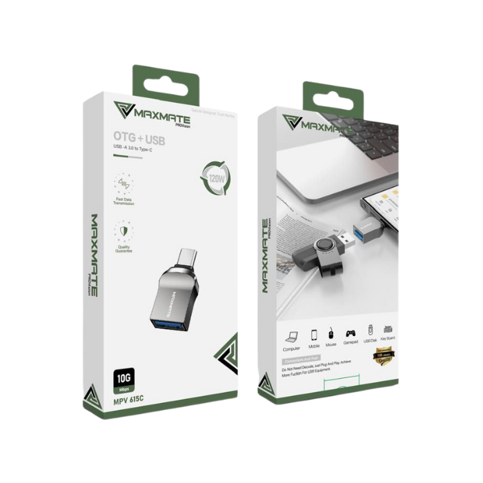 Maxmate OTG + USB (USB - A to Type-C)