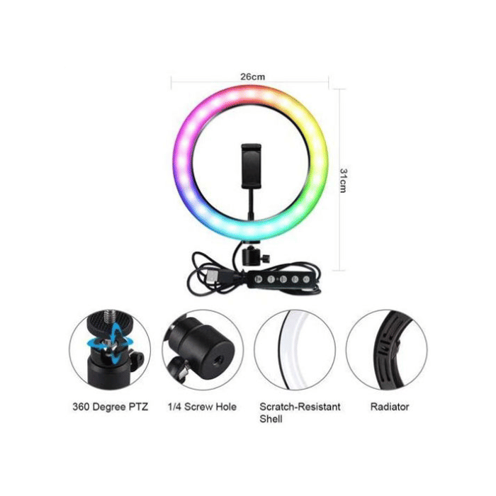 RGB LED Ring Light MJ33