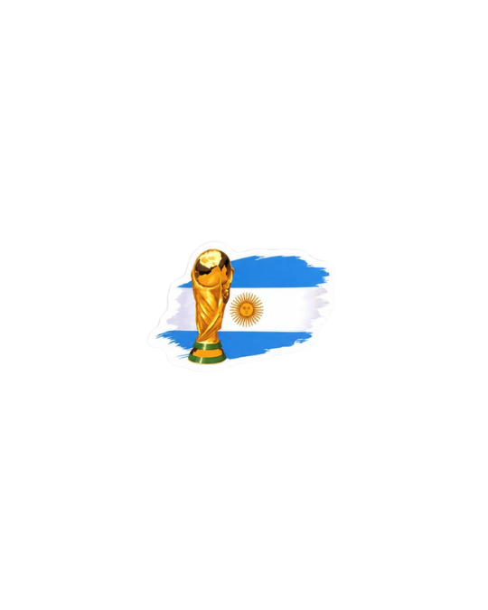 Argentina flag and cup