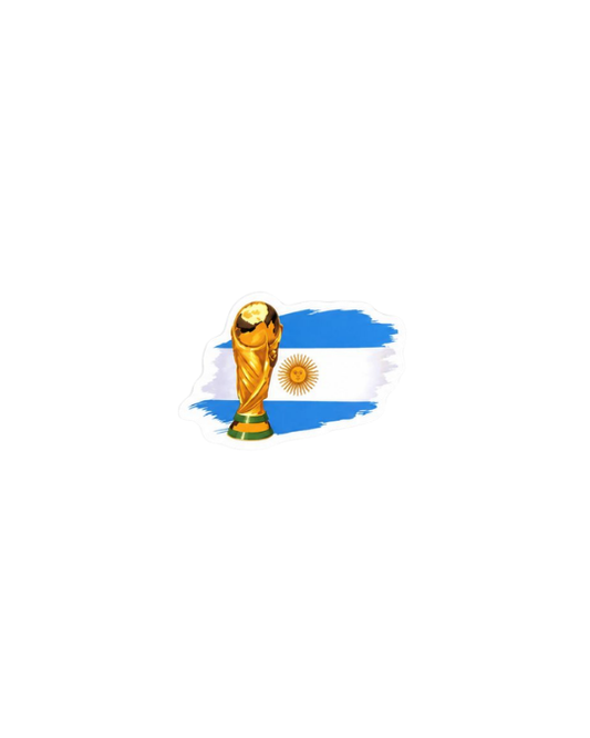 Argentina flag and cup