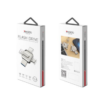 YESIDO Flash Drive OTG & Memory Stick for iPhone/USB/Micro/Type-C FL10