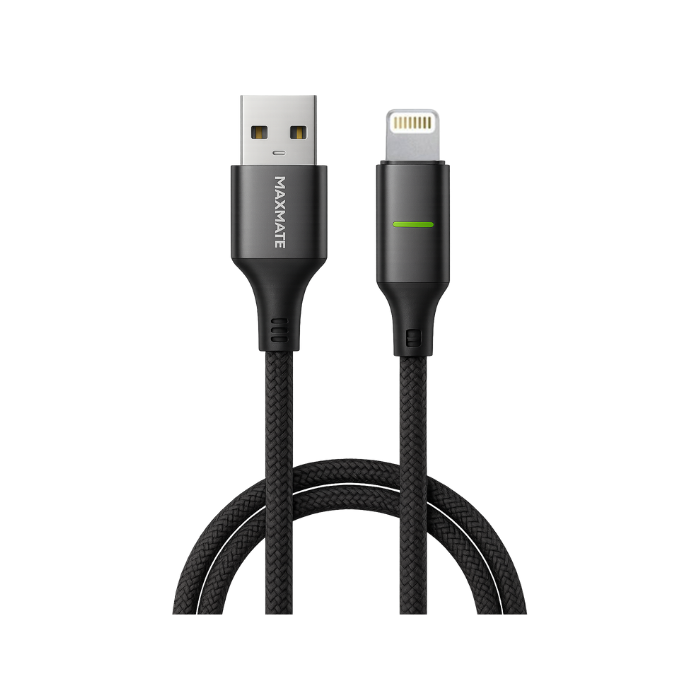 Maxmate USB to Lightning Cable Fabric Coated