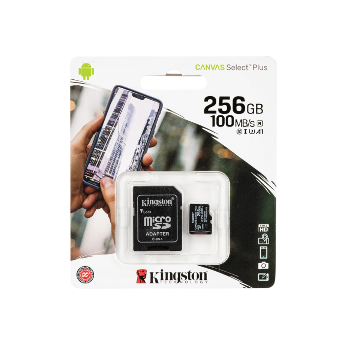 Kingston Canvas Select Plus microSD Card (SDXC) with SD Adapter